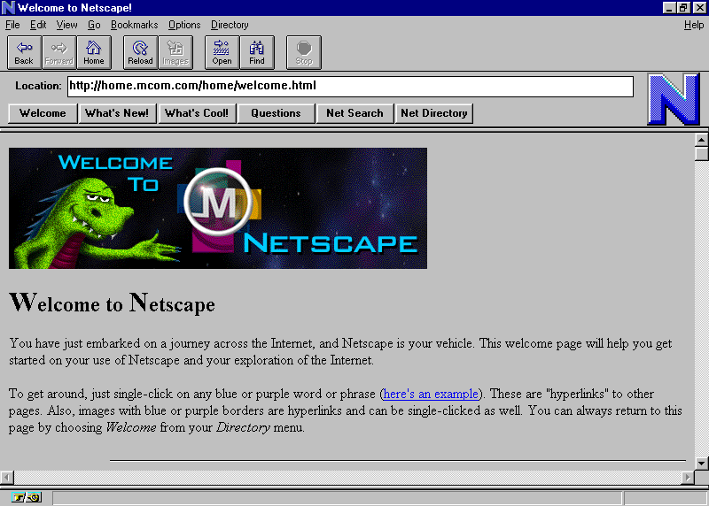Netscape Navigator Screenshot