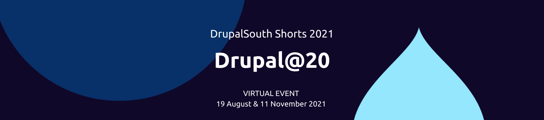 DrupalSouth 2021 banner