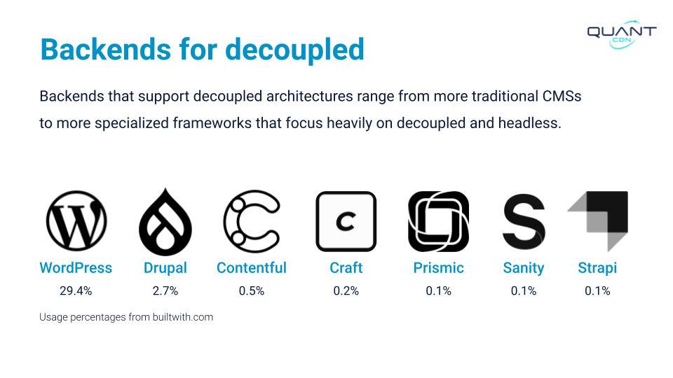Stanford WebCamp 2023 talk by Kristen Pol - A survey of decoupled and static website solutions - slide 15