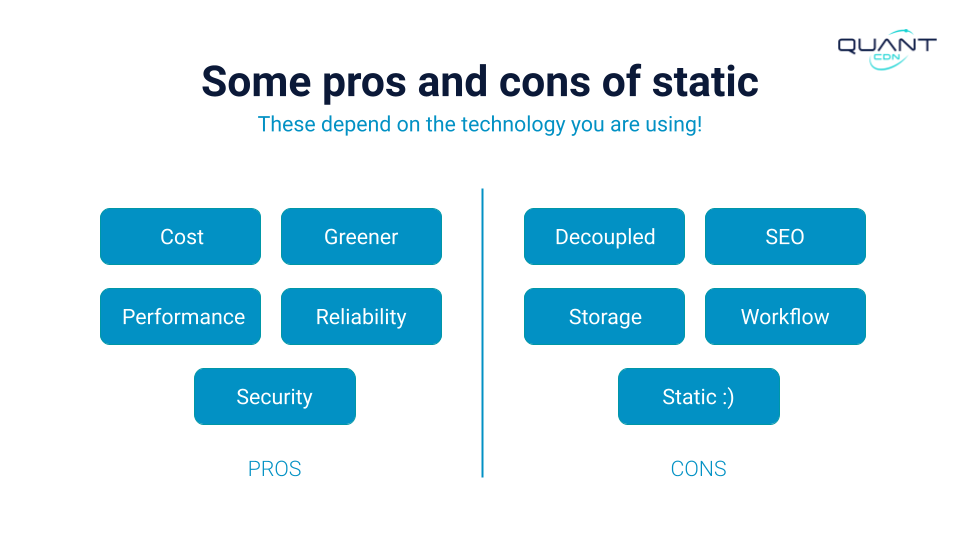 Stanford WebCamp 2023 talk by Kristen Pol - A survey of decoupled and static website solutions - slide 19