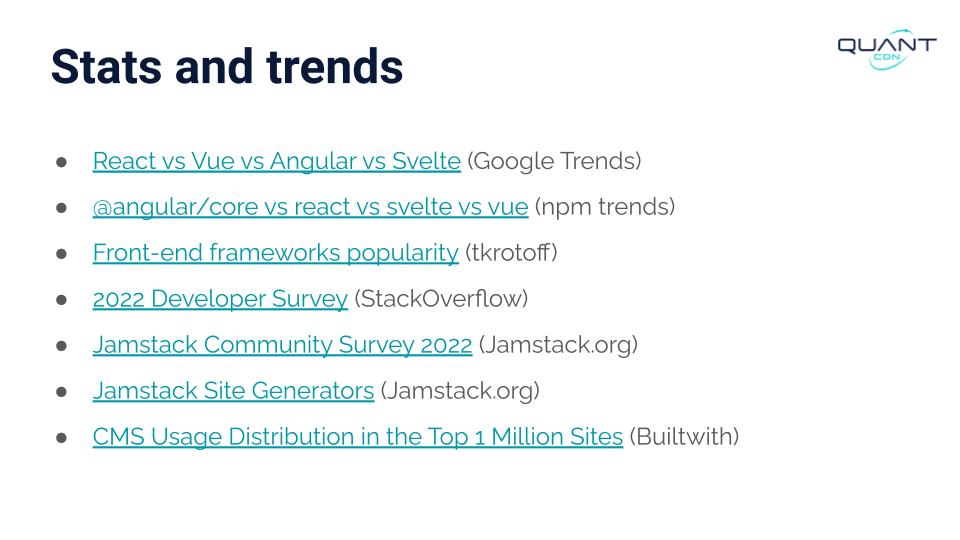 Stanford WebCamp 2023 talk by Kristen Pol - A survey of decoupled and static website solutions - slide 36