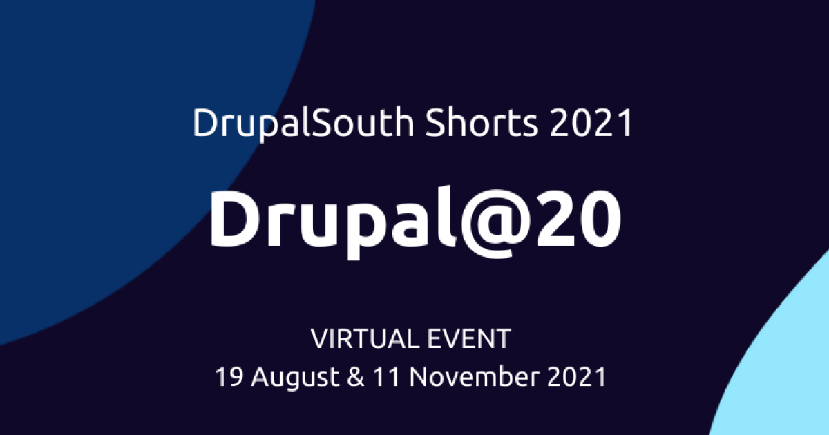 DrupalSouth 2021 Short Banner