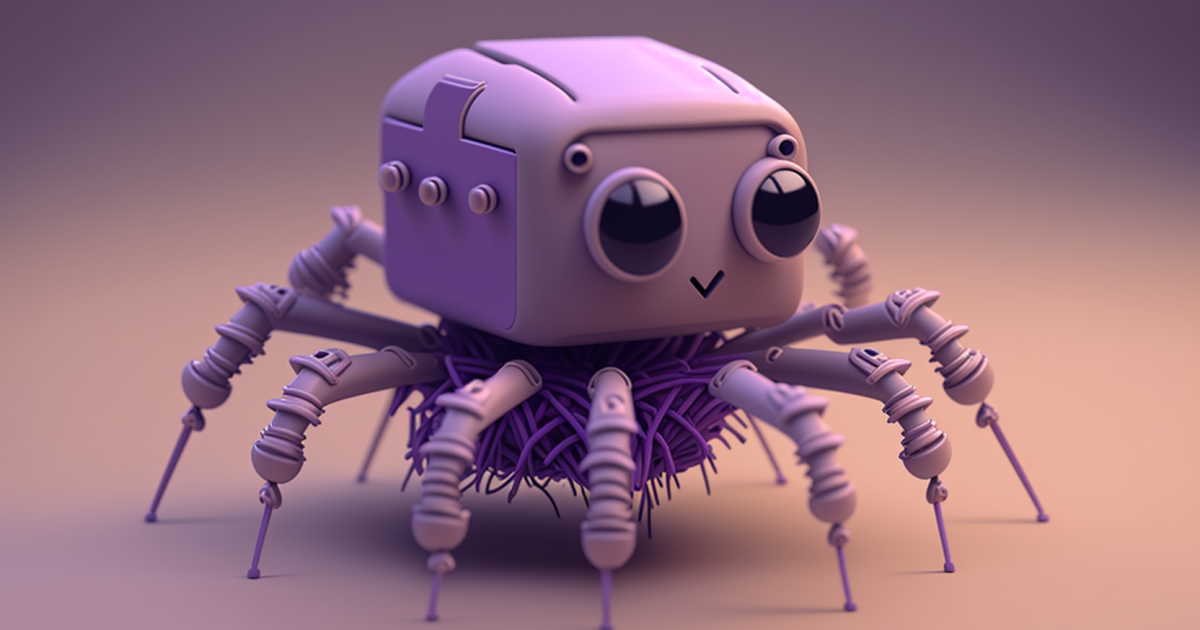Happy Robot Spider Claymation